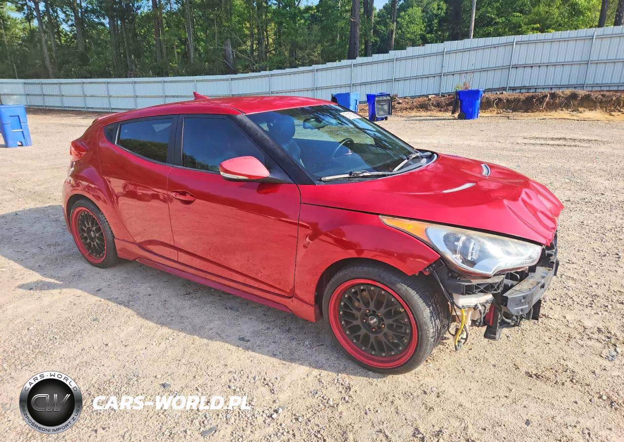 2013 Hyundai Veloster Turbo VIN:KMHTC6AE8DU153348 - 4