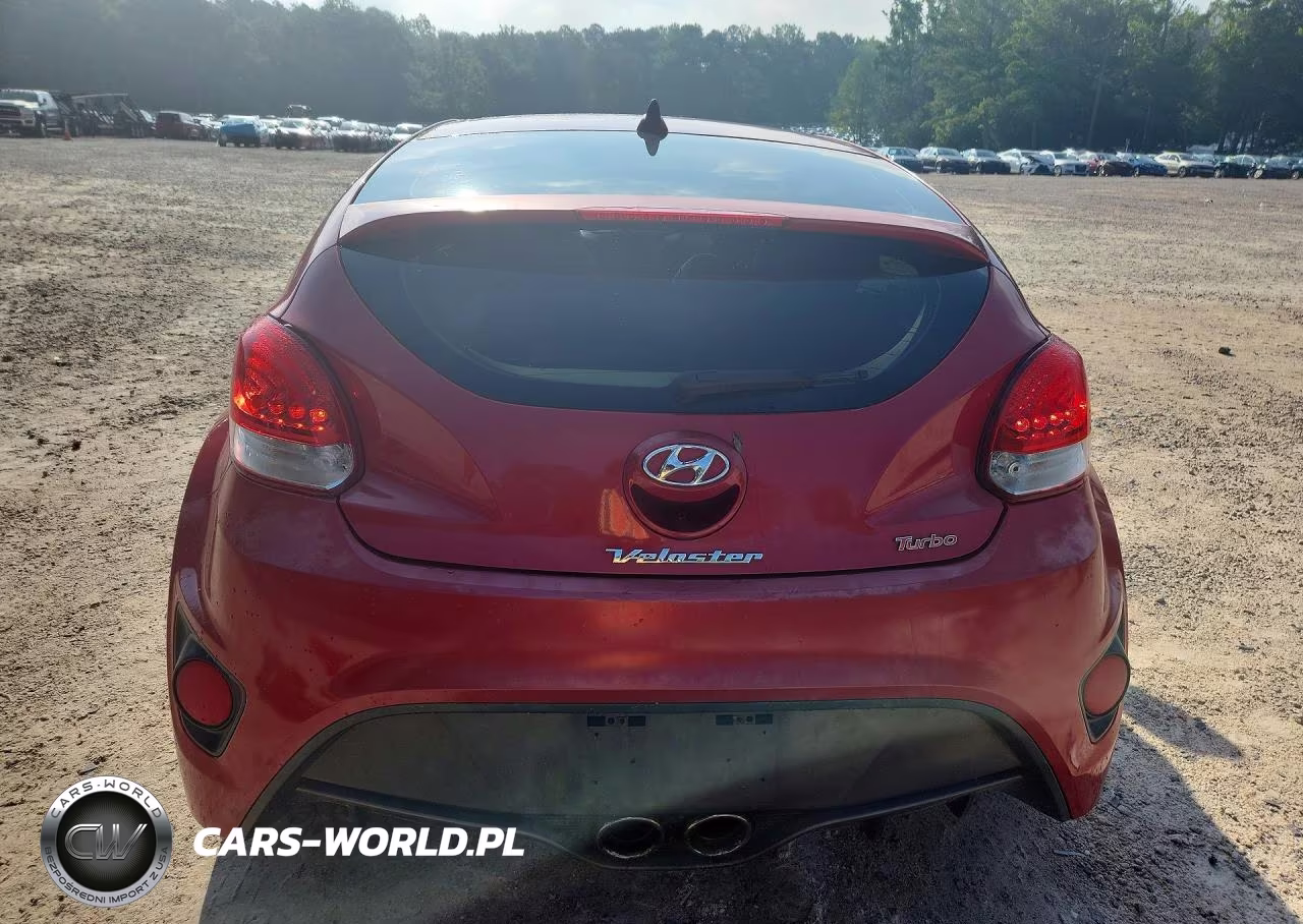 2013 Hyundai Veloster Turbo VIN:KMHTC6AE8DU153348 - 6