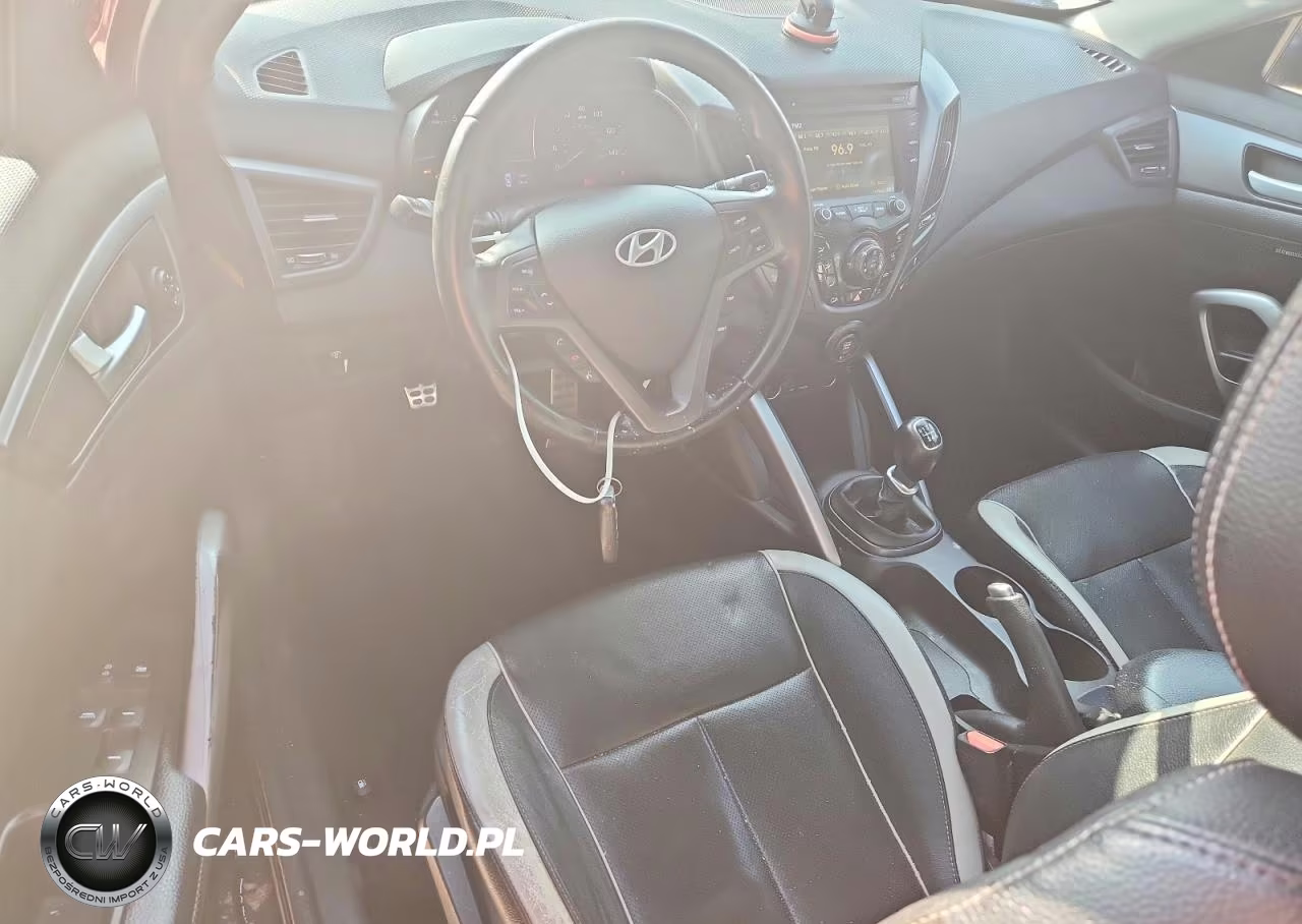 2013 Hyundai Veloster Turbo VIN:KMHTC6AE8DU153348 - 8