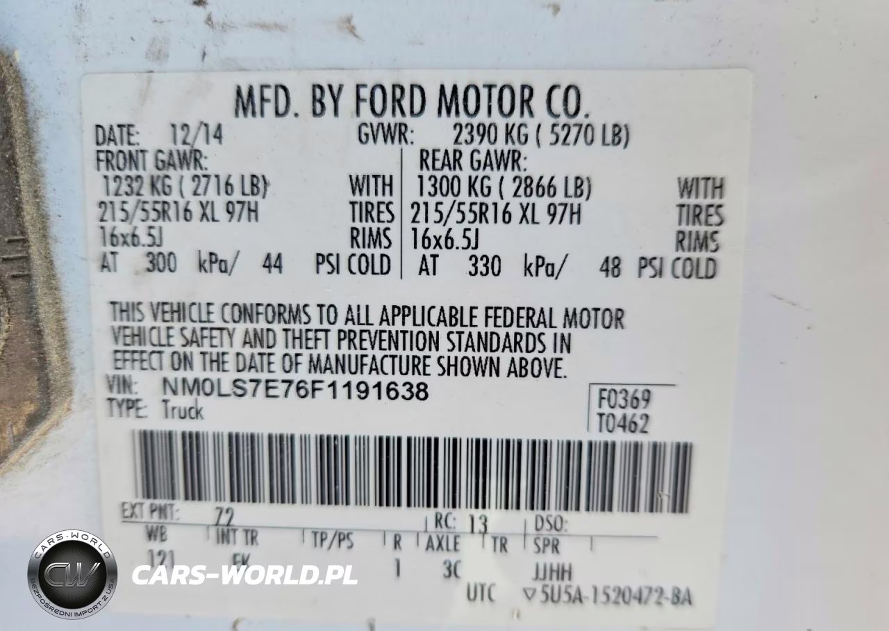 2015 Ford Transit Connect Xl VIN:NM0LS7E76F1191638 - 14
