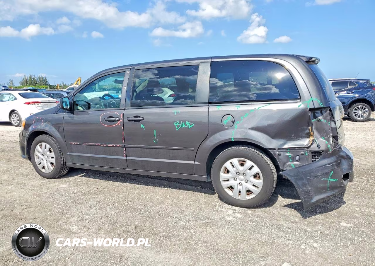 2015 Dodge Grand Caravan Se VIN:2C4RDGBG0FR608193 - 2