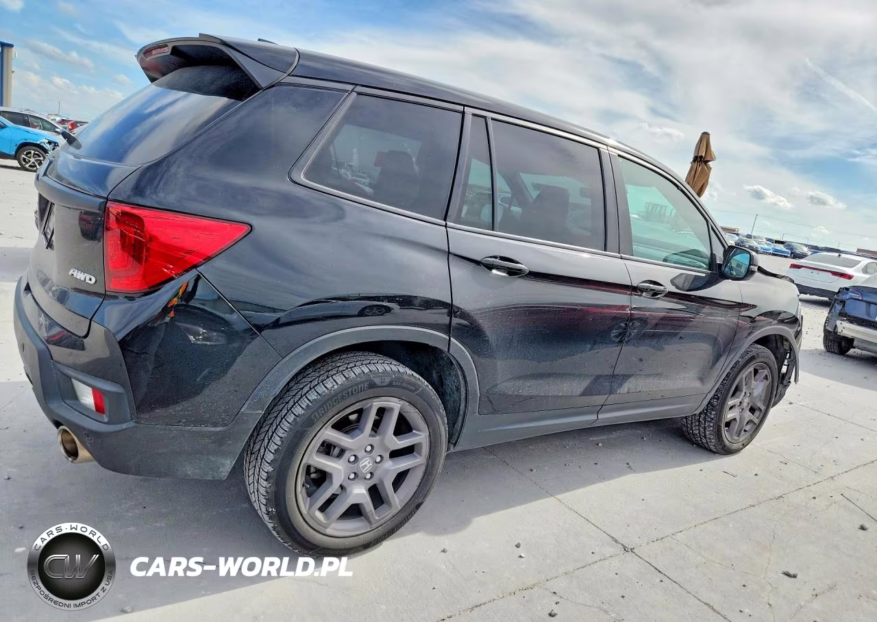 2023 Honda Passport Exl VIN:5FNYF8H51PB009513 - 3