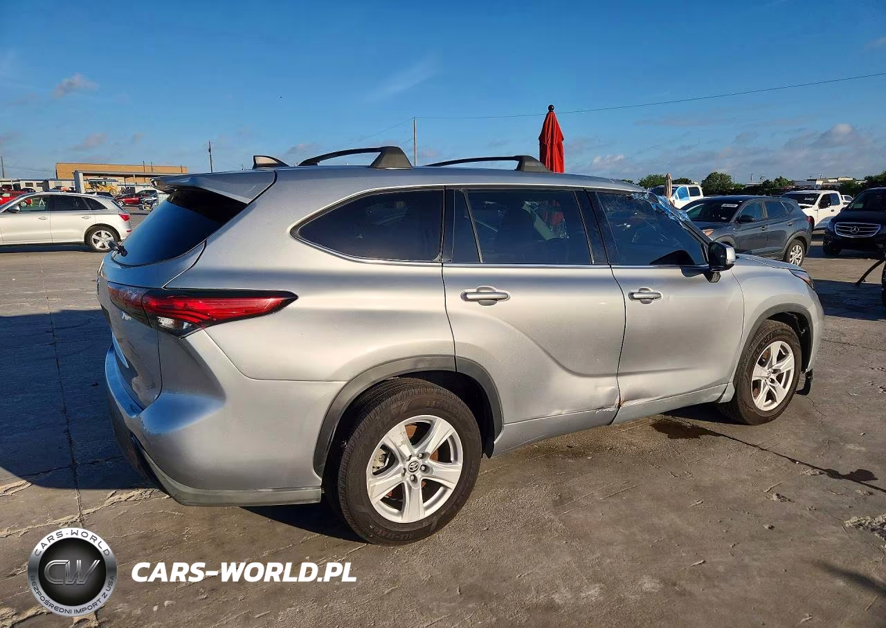 2022 Toyota Highlander L VIN:5TDCZRAH1NS550632 - 3