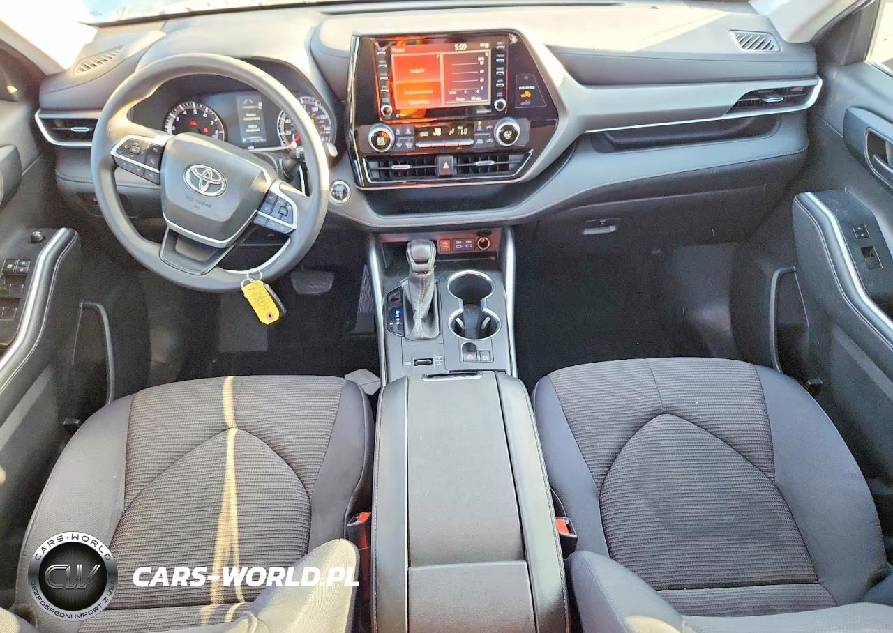 2022 Toyota Highlander L VIN:5TDCZRAH1NS550632 - 8