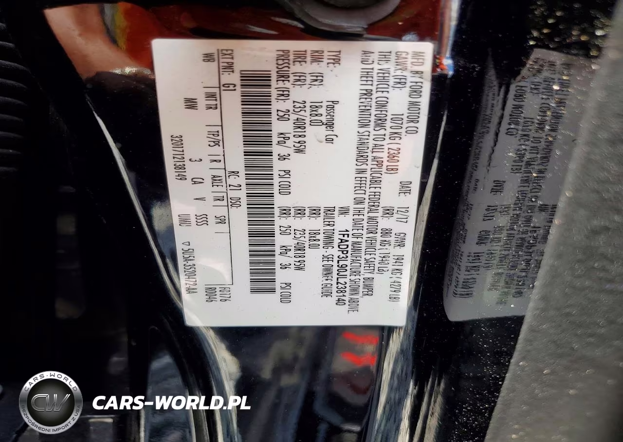 2018 Ford Focus St VIN:1FADP3L90JL238140 - 13