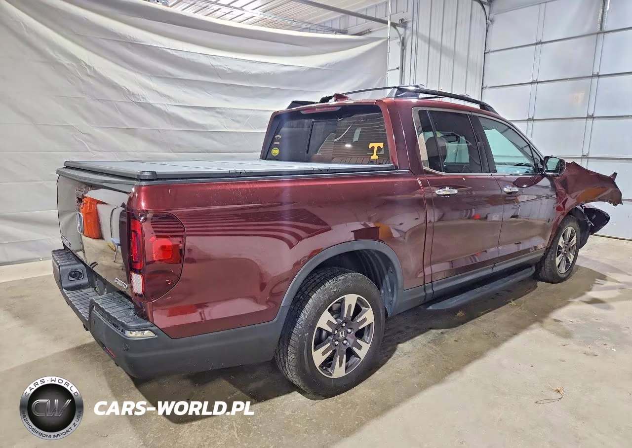 2019 Honda Ridgeline Rtl VIN:5FPYK3F70KB033398 - 3