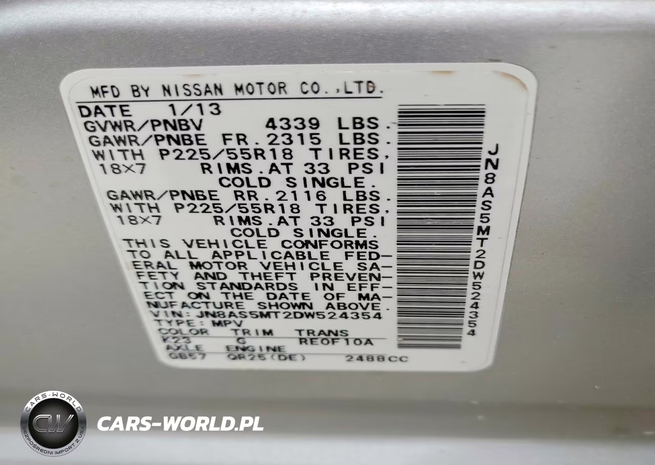 2013 Nissan Rogue S VIN:JN8AS5MT2DW524354 - 13