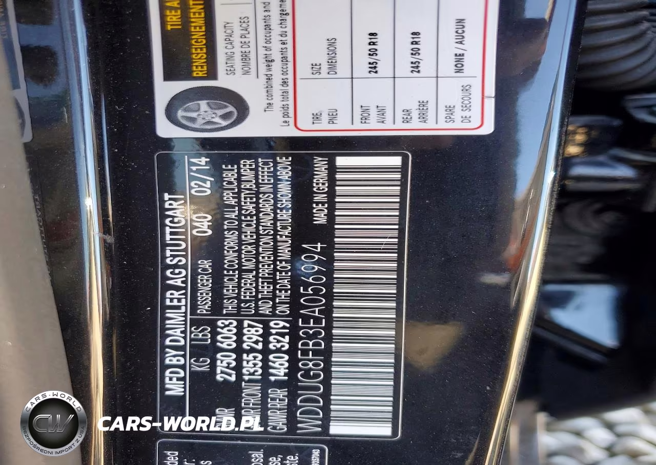 2014 Mercedes-Benz S 550 4Matic VIN:WDDUG8FB3EA056994 - 12