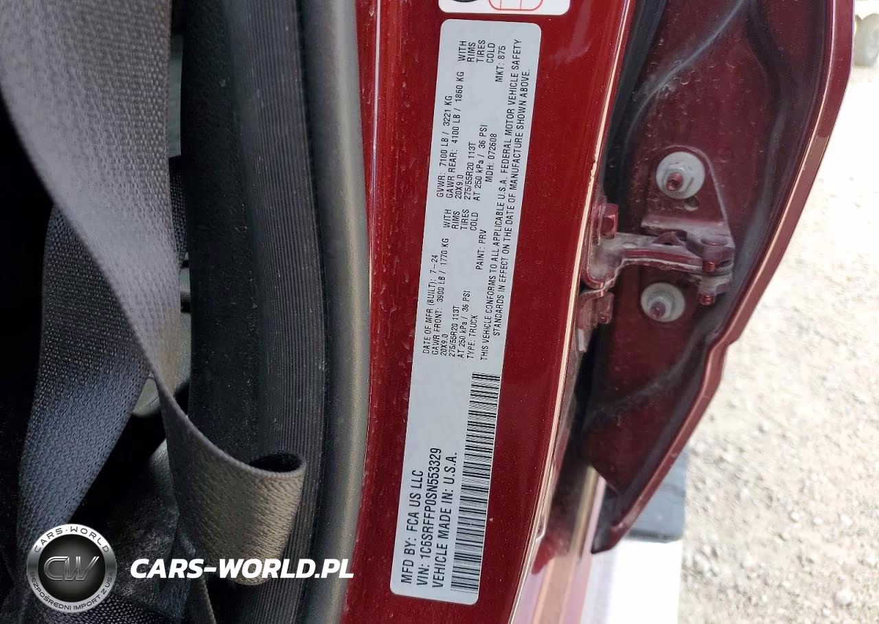2025 Ram 1500 Big Horn VIN:1C6SRFFP0SN553329 - 12