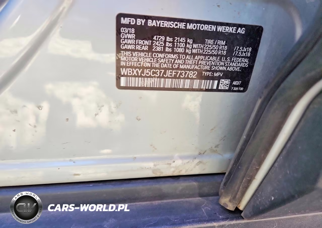 2018 BMW X2 xDrive28I VIN:WBXYJ5C37JEF73782 - 13
