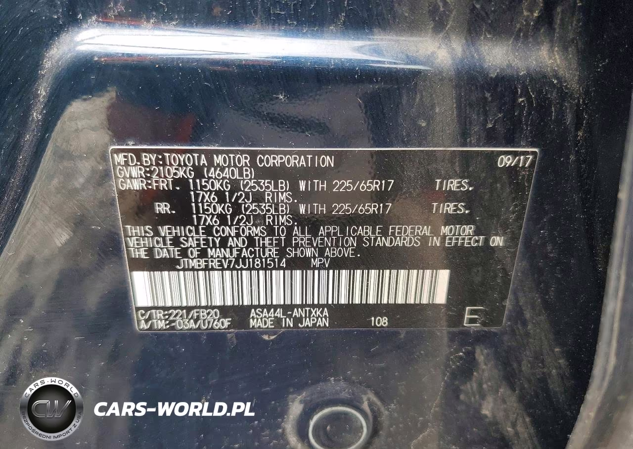 2018 Toyota Rav4 Le VIN:JTMBFREV7JJ181514 - 13