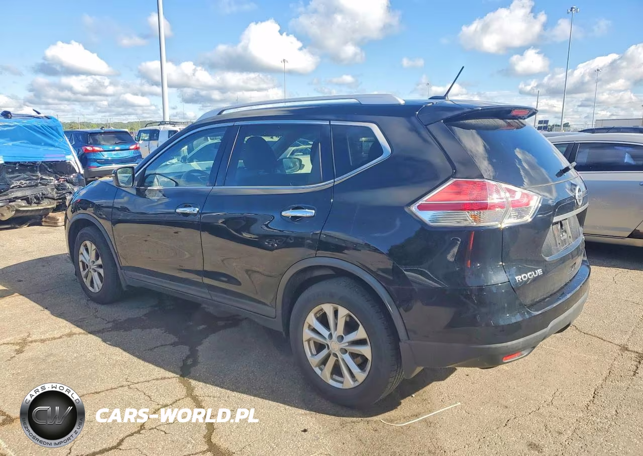 2015 Nissan Rogue Sv VIN:KNMAT2MT7FP523382 - 2