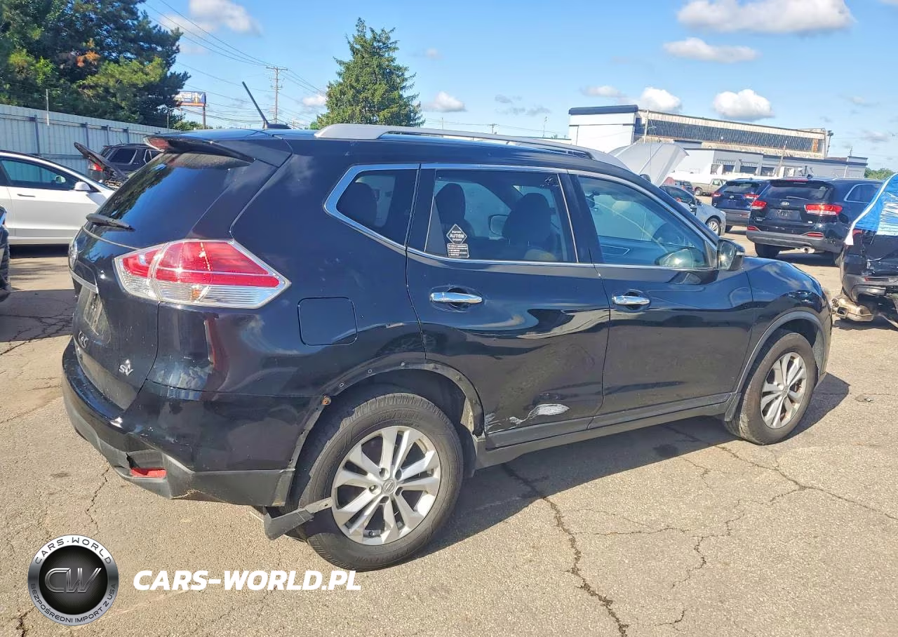 2015 Nissan Rogue Sv VIN:KNMAT2MT7FP523382 - 3