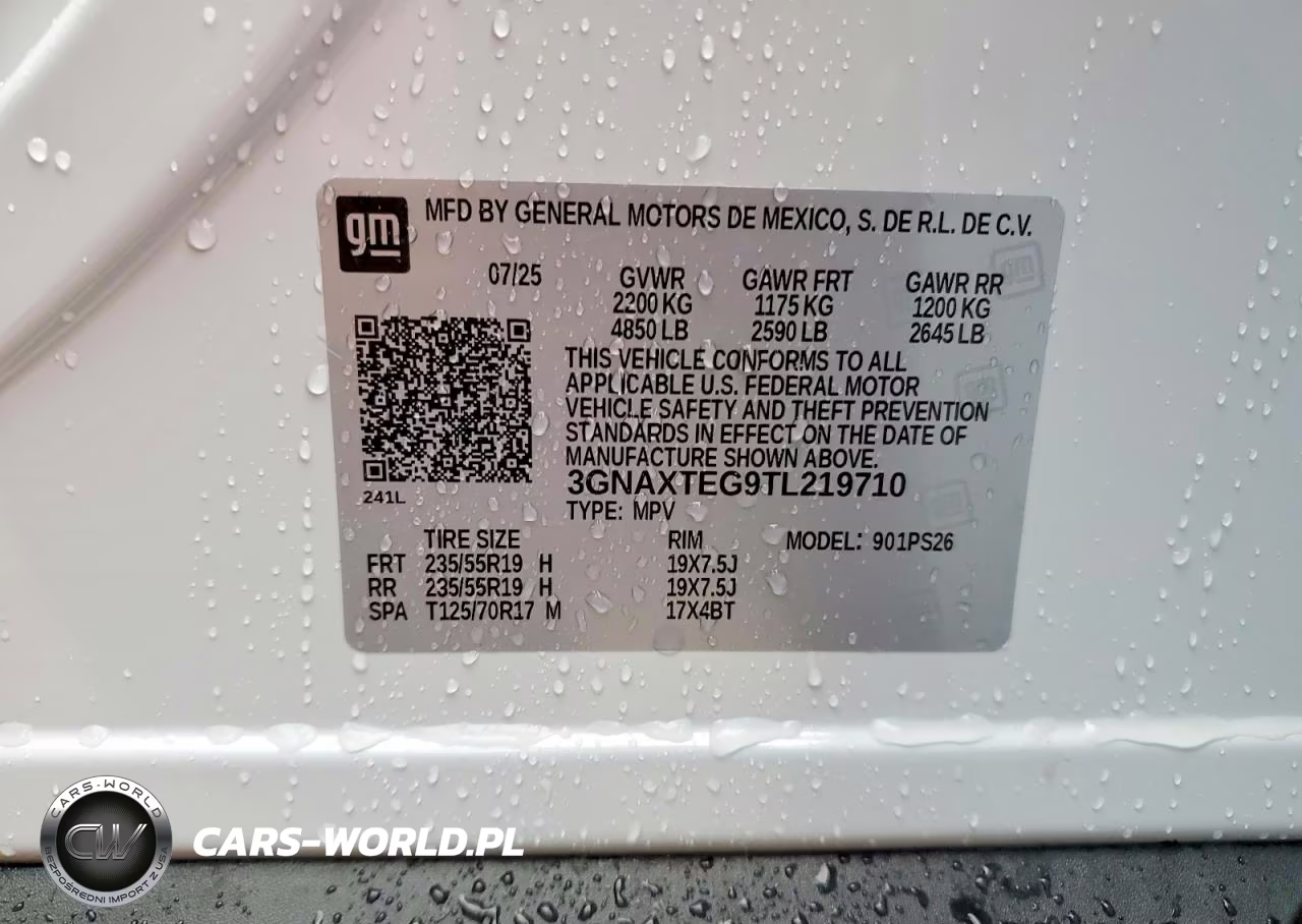 2026 Chevrolet Equinox Rs VIN:3GNAXTEG9TL219710 - 13