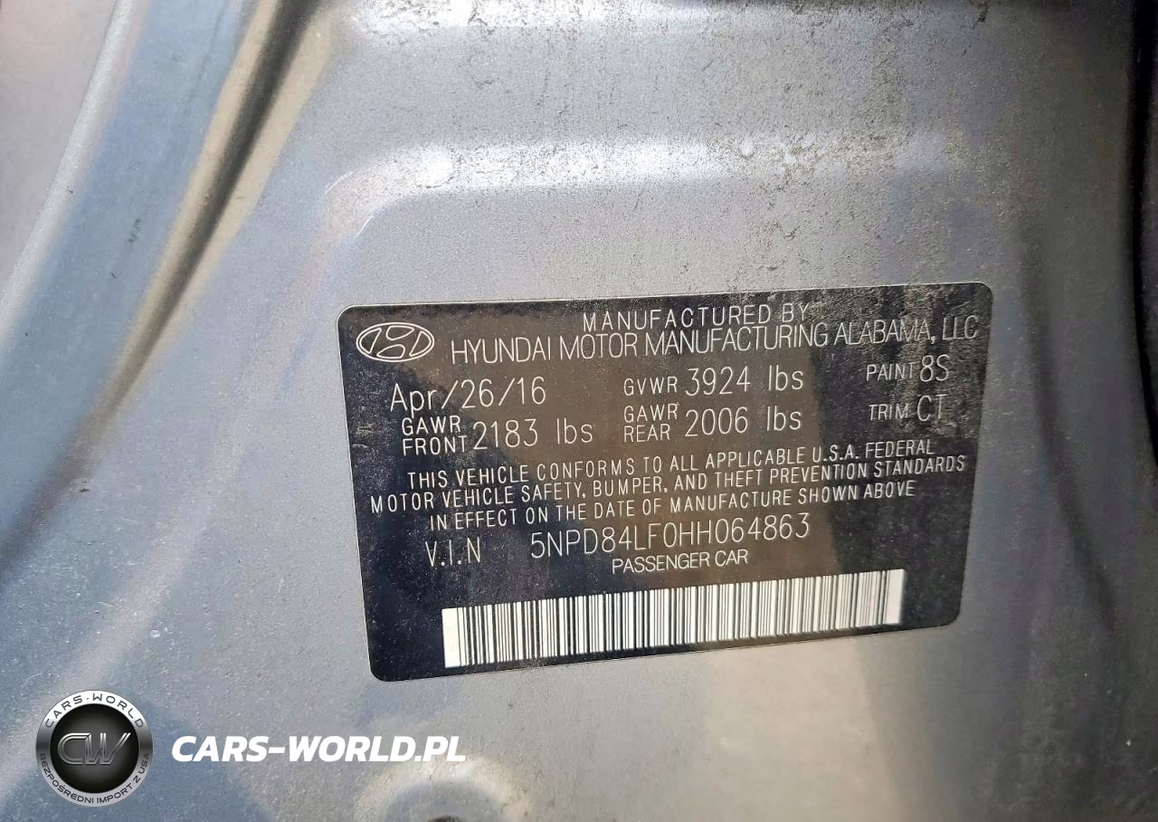 2017 Hyundai Elantra Limited VIN:5NPD84LF0HH064863 - 12