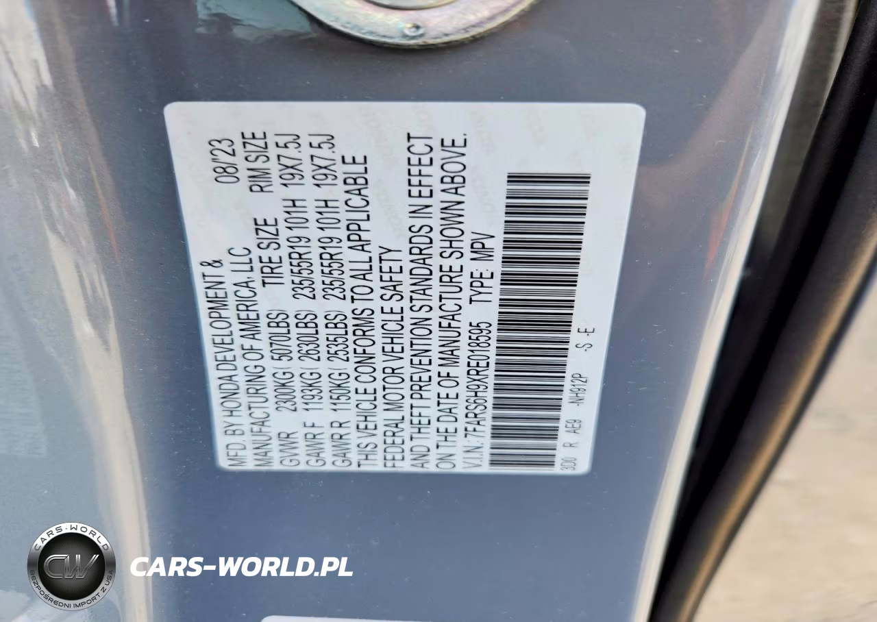 2024 Honda Cr-V Sport Touring VIN:7FARS6H9XRE018595 - 13