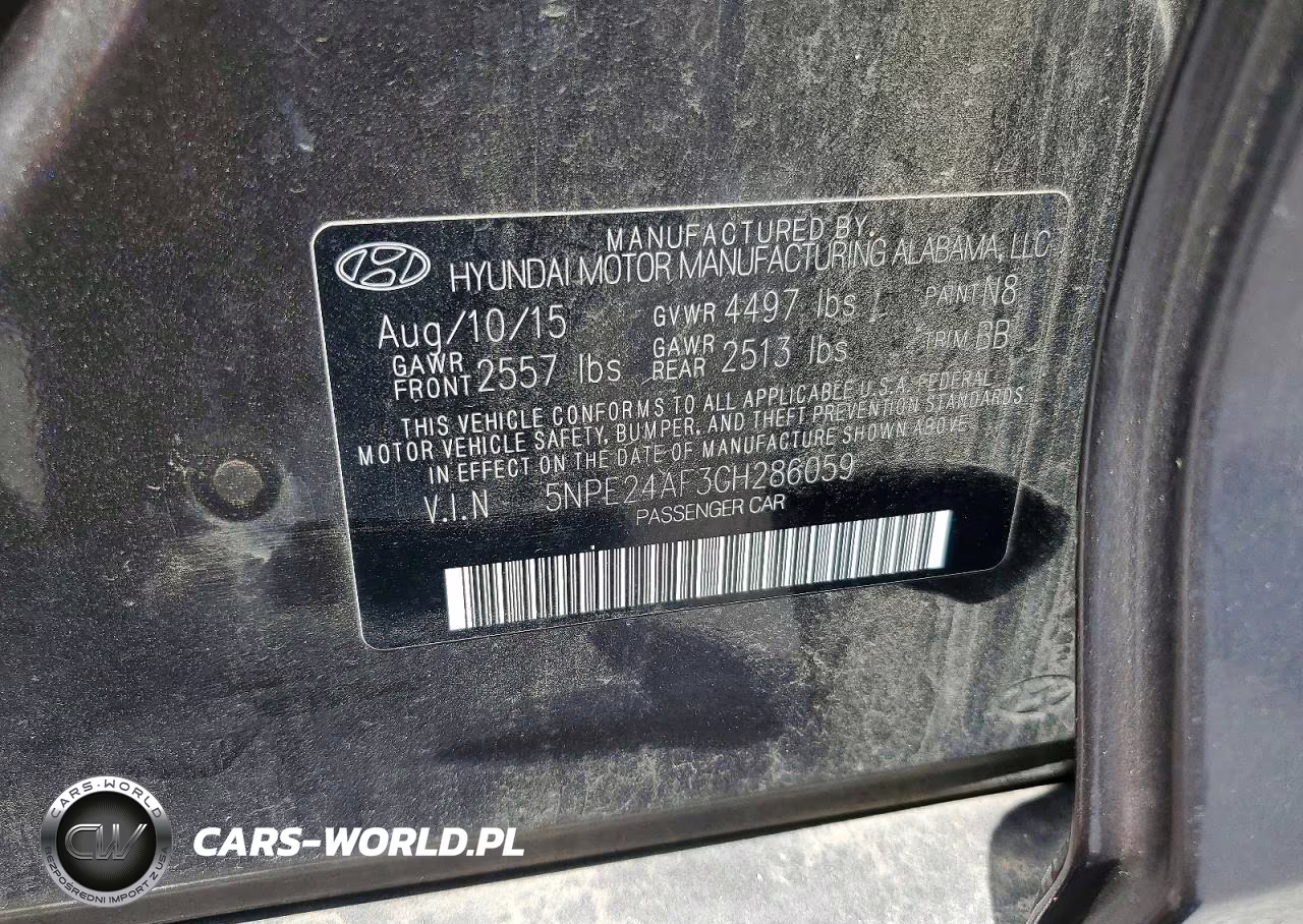 2016 Hyundai Sonata VIN:5NPE24AF3GH286059 - 12