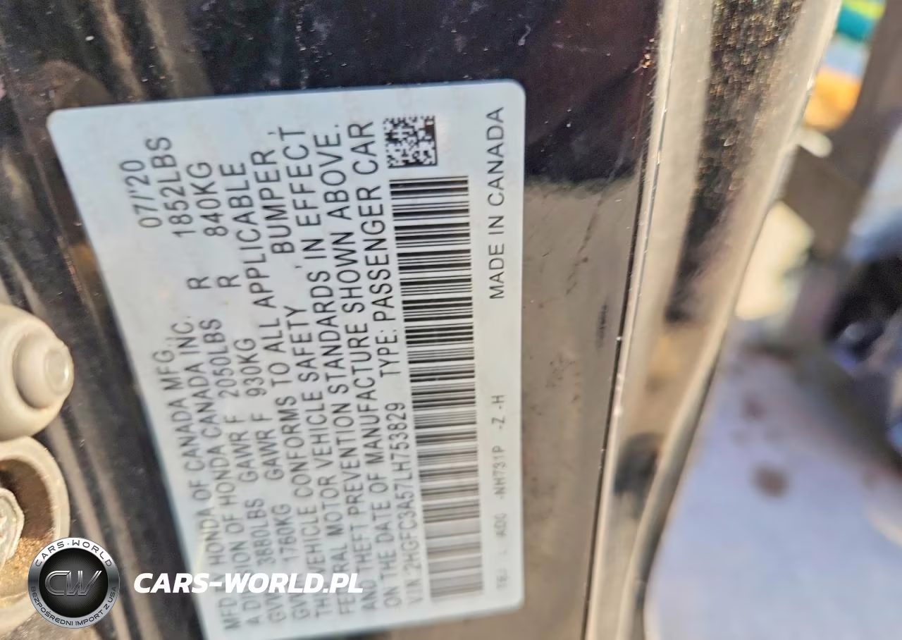 2020 Honda Civic Si VIN:2HGFC3A57LH753829 - 12
