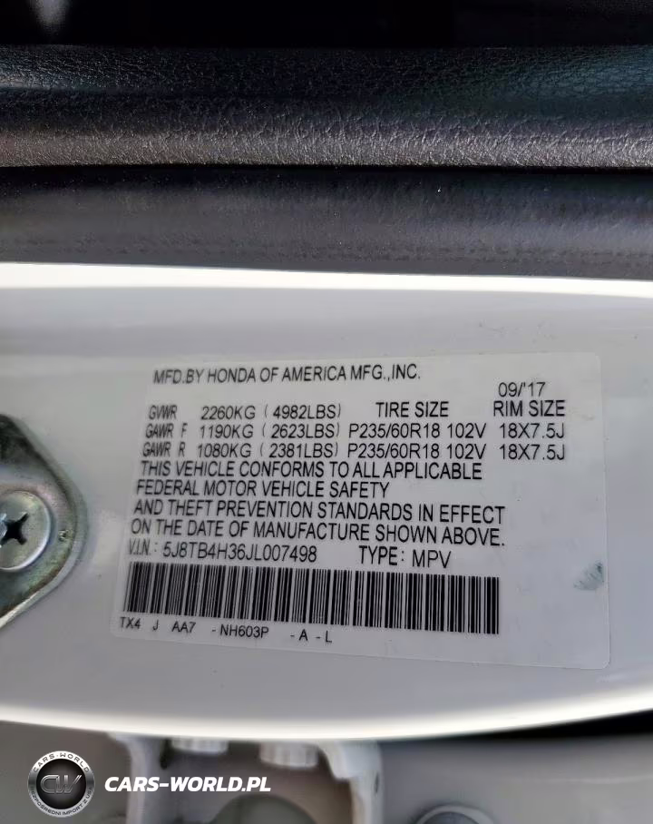2018 Acura Rdx 4D VIN:5J8TB4H36JL007498 - 13
