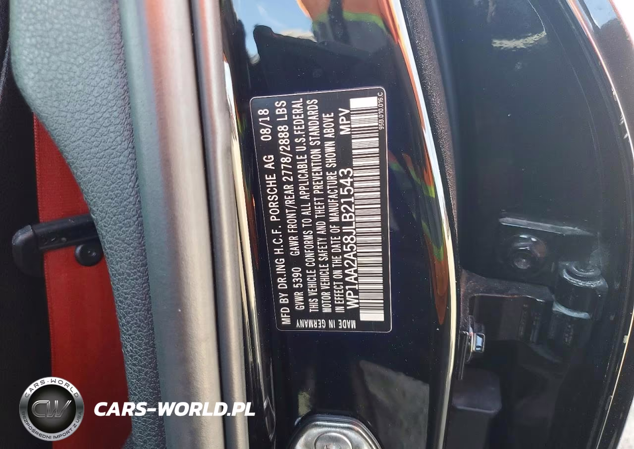 2018 Porsche Macan VIN:WP1AA2A58JLB21543 - 13
