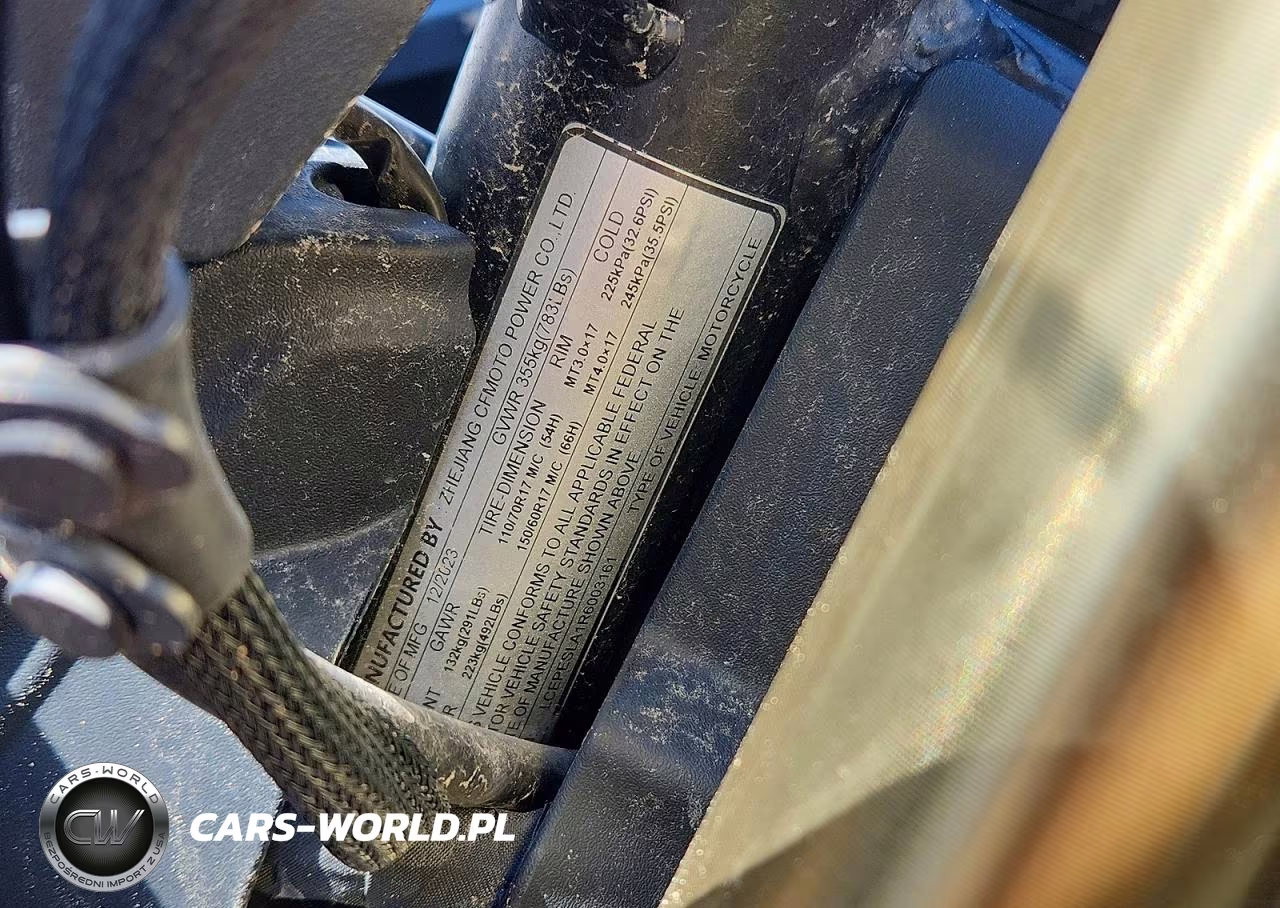 2024 Cf Moto 450Ss VIN:LCEPESLA1R6003161 - 9