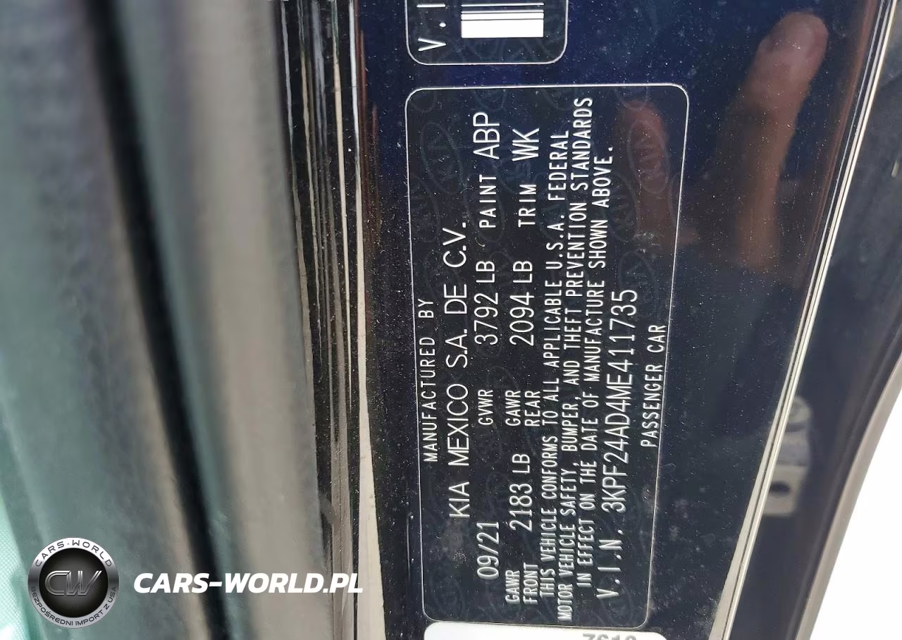 2021 Kia Forte Lxs VIN:3KPF24AD4ME411735 - 12