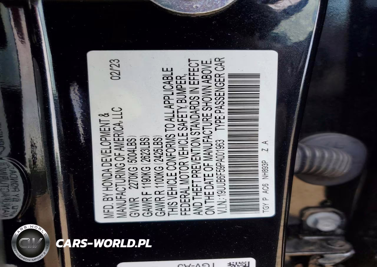 2023 Acura Tlx A-Spec VIN:19UUB6F59PA001963 - 12