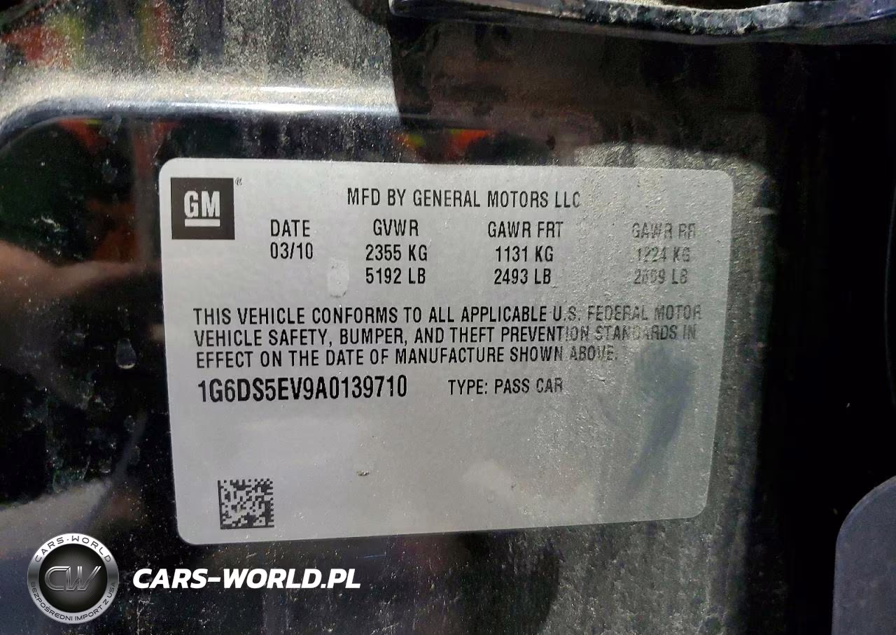 2010 Cadillac Cts Premium Collection VIN:1G6DS5EV9A0139710 - 12