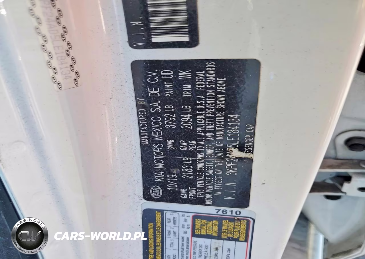 2020 Kia Forte Lxs VIN:3KPF24AD5LE184134 - 13
