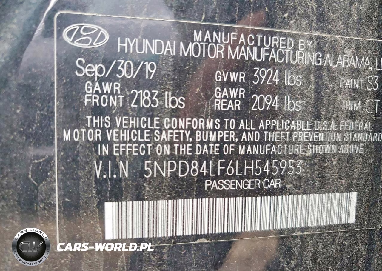 2020 Hyundai Elantra Sel VIN:5NPD84LF6LH545953 - 12