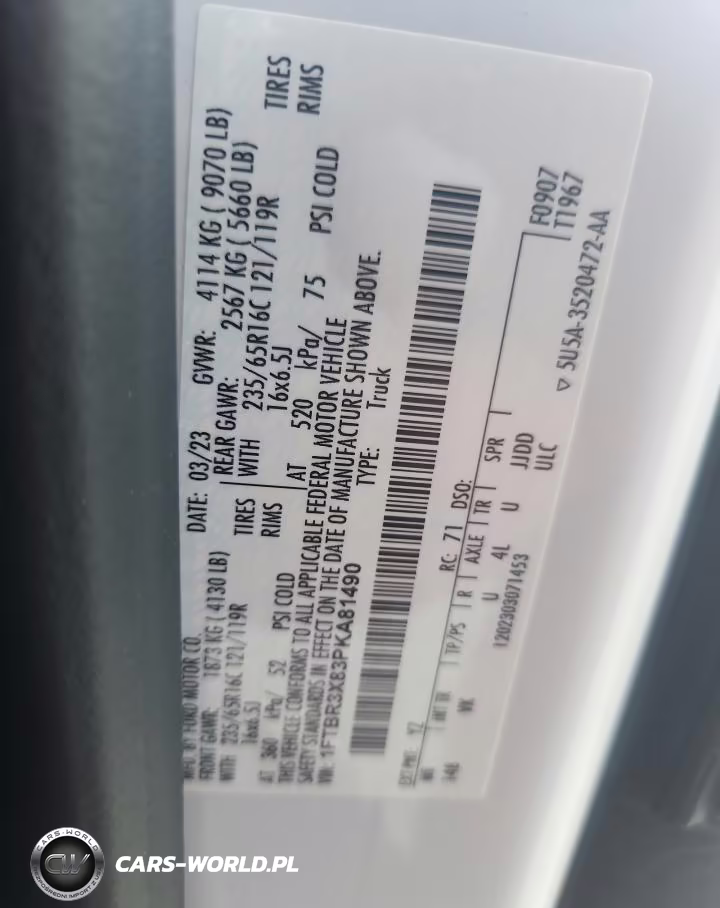 2023 Ford Transit T-250 VIN:1FTBR3X83PKA81490 - 13