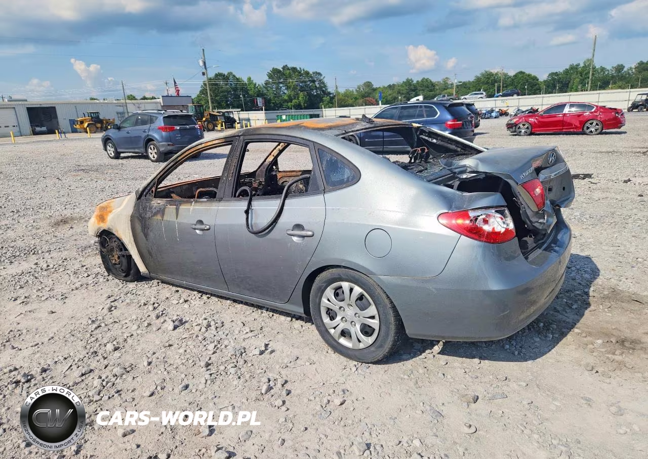 2010 Hyundai Elantra Blue VIN:KMHDU4AD6AU837758 - 2