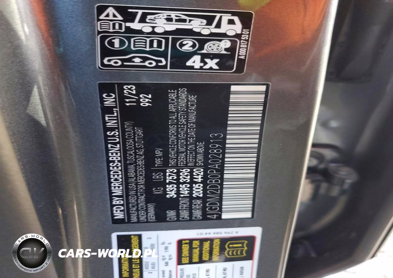 2023 Mercedes-Benz Eqs Suv 450+ VIN:4JGDM2DB0PA028913 - 14