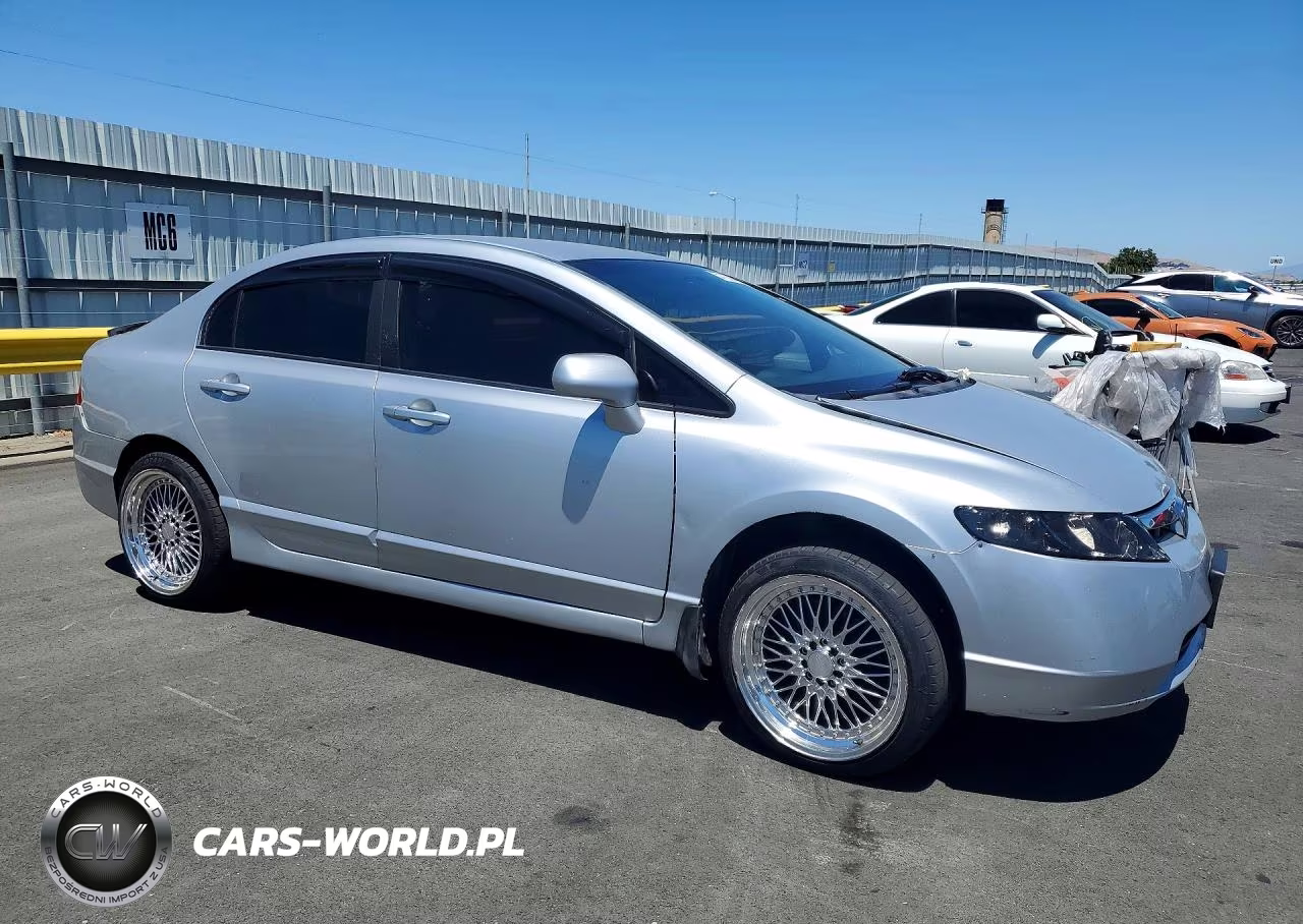 2007 Honda Civic Lx VIN:1HGFA15507L080153 - 4