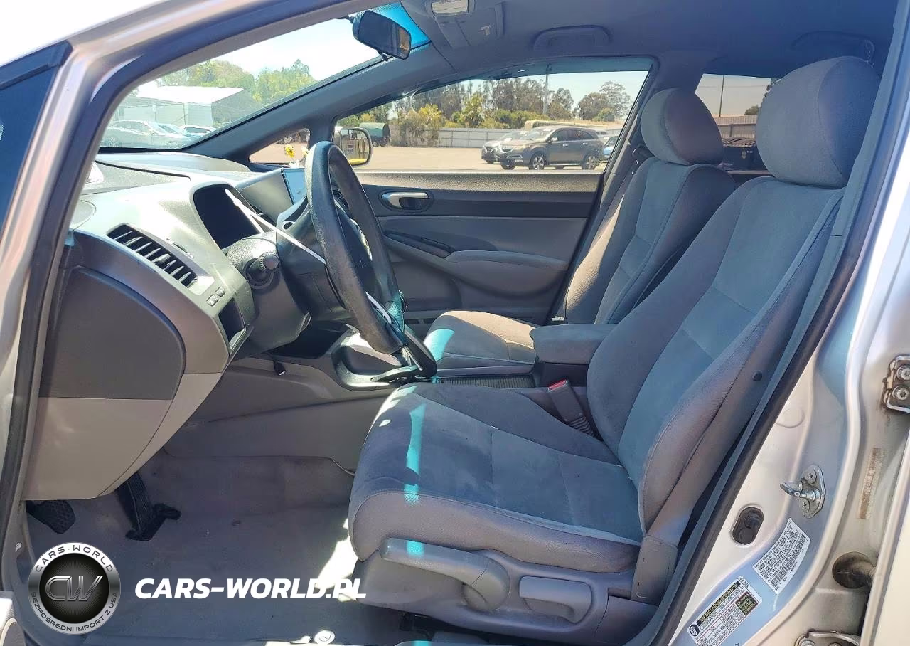 2007 Honda Civic Lx VIN:1HGFA15507L080153 - 7