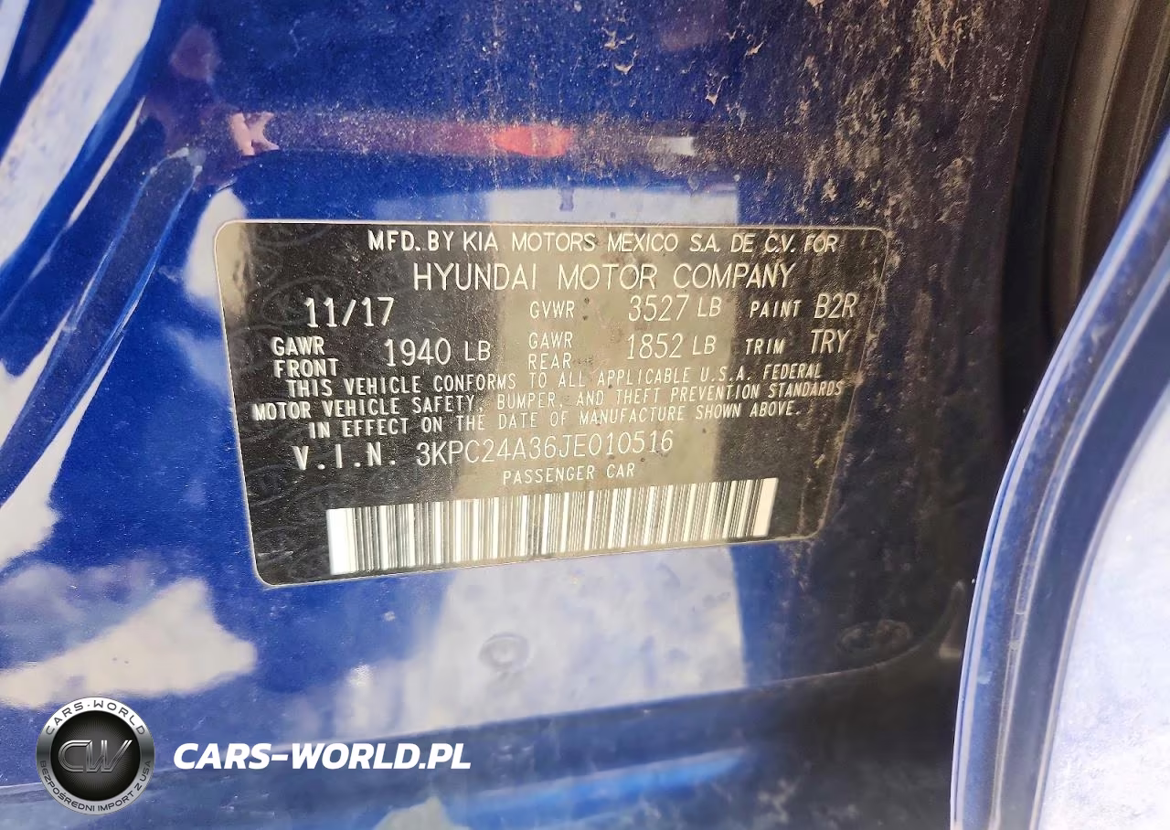 2018 Hyundai Accent Sel VIN:3KPC24A36JE010516 - 12