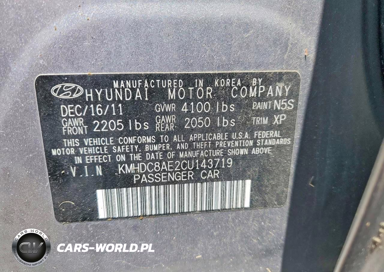 2012 Hyundai Elantra Touring Se VIN:KMHDC8AE2CU143719 - 12