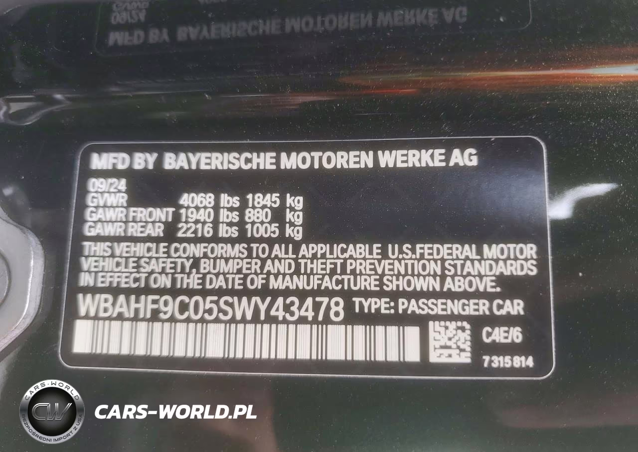 2025 BMW Z4 M40I VIN:WBAHF9C05SWY43478 - 13