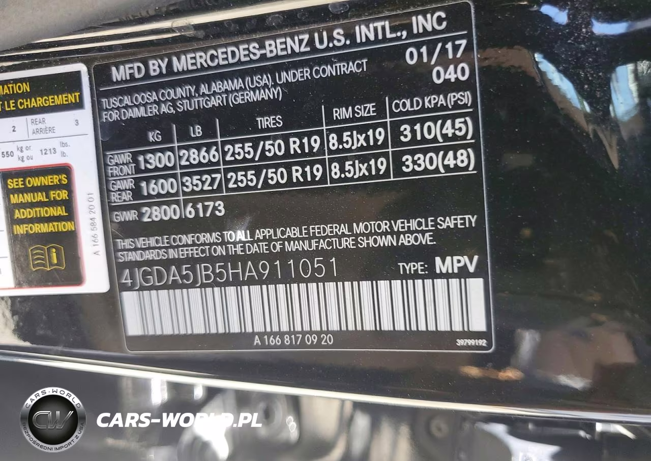 2017 Mercedes-Benz Gle 350 VIN:4JGDA5JB5HA911051 - 13