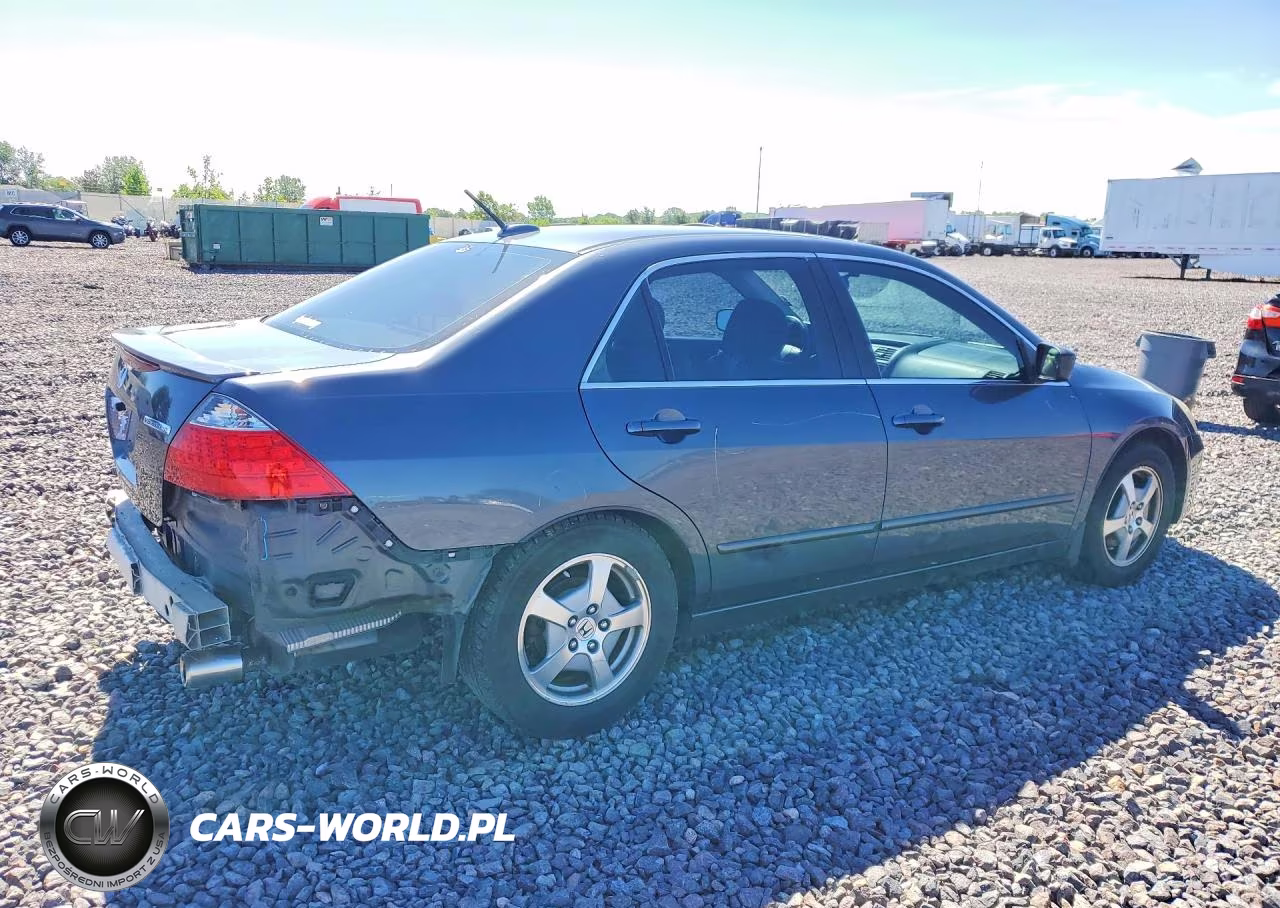 2007 Honda Accord Hybrid VIN:JHMCN365X7C002820 - 3