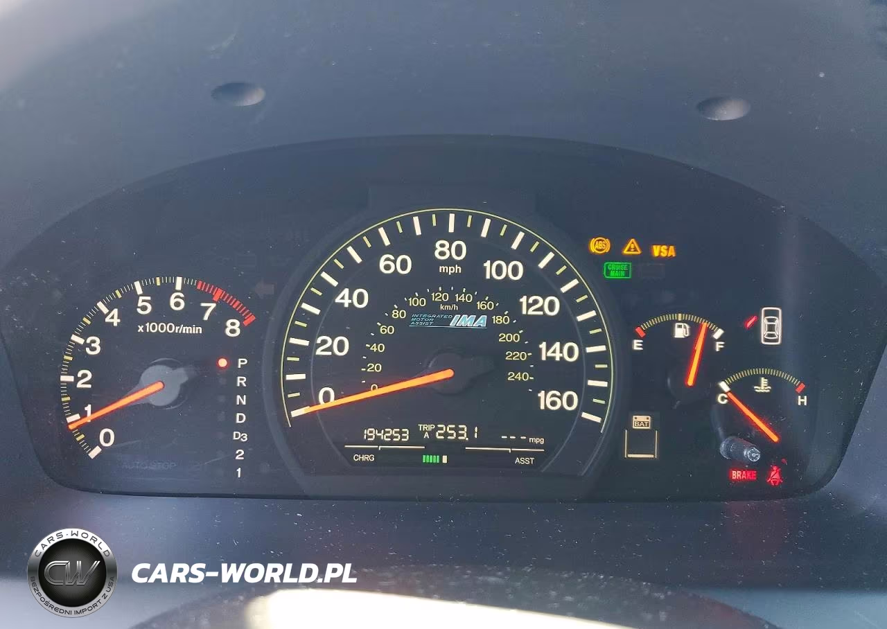 2007 Honda Accord Hybrid VIN:JHMCN365X7C002820 - 9