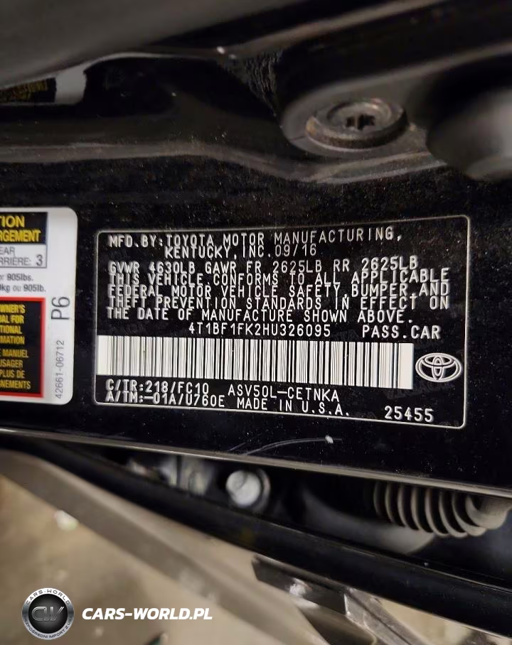 2017 Toyota Camry Le VIN:4T1BF1FK2HU326095 - 13