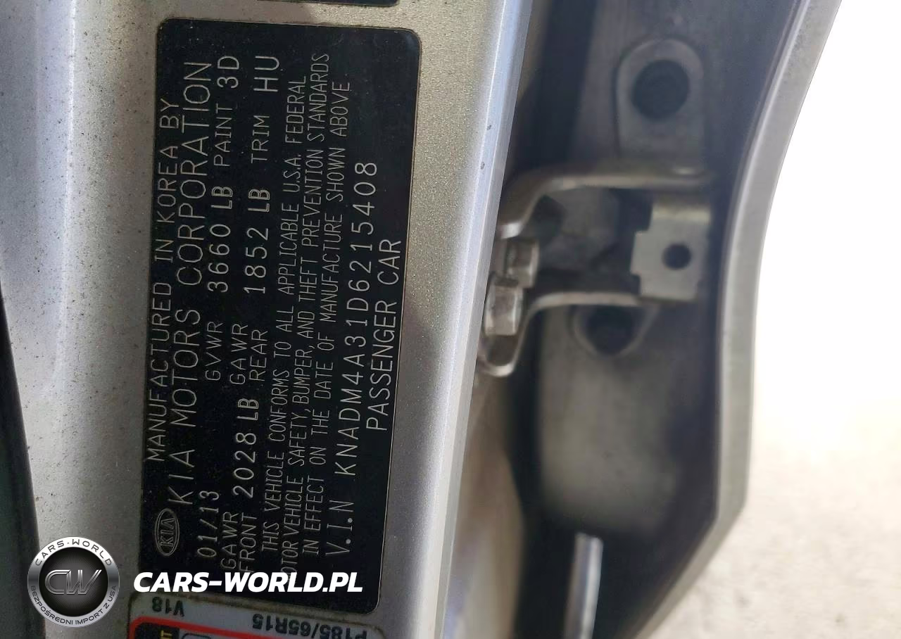 2013 Kia Rio Lx VIN:KNADM4A31D6215408 - 12
