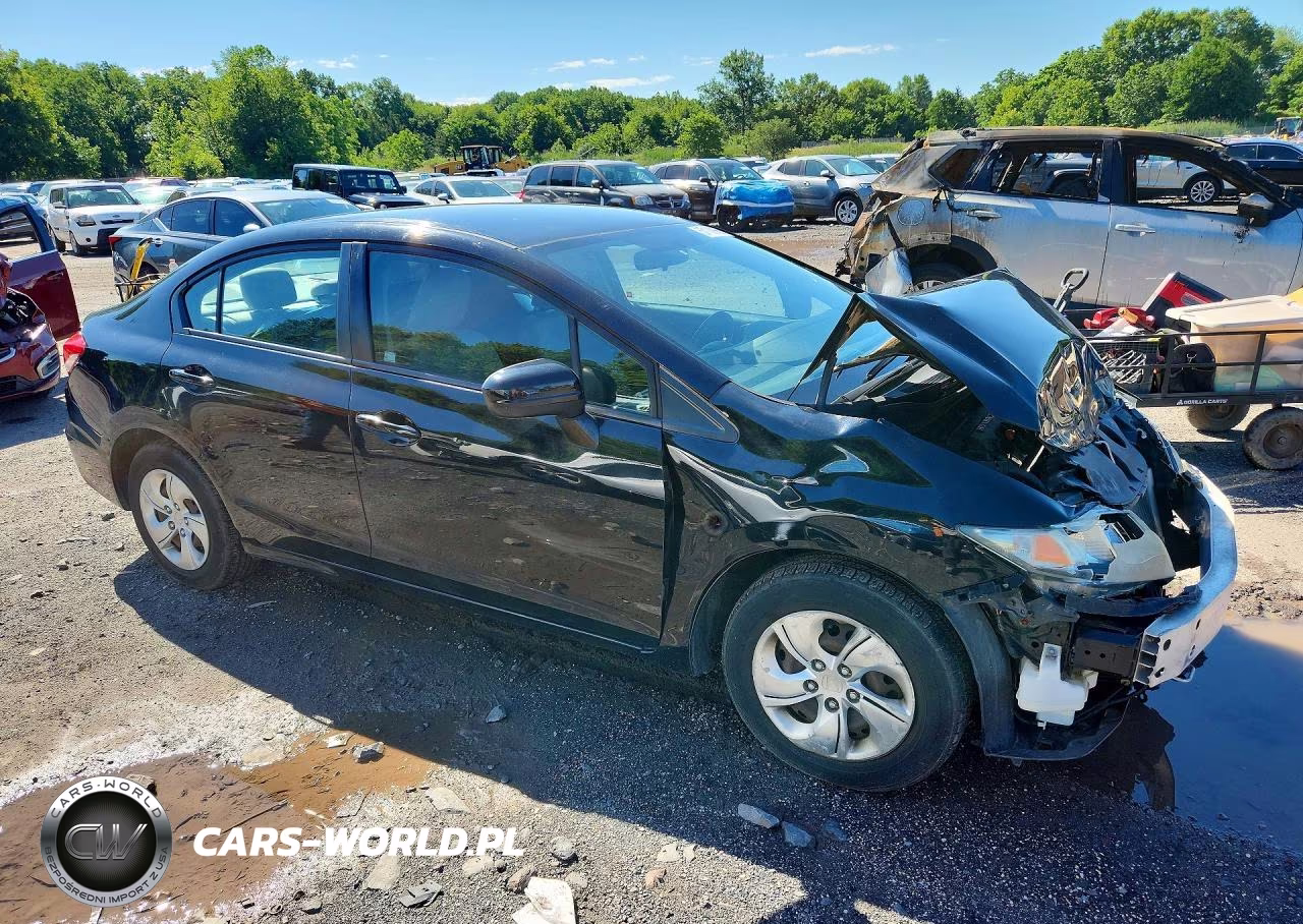 2015 Honda Civic Lx VIN:19XFB2F53FE276675 - 4