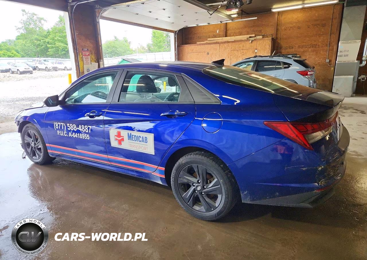 2023 Hyundai Elantra Blue VIN:KMHLM4AJ8PU054774 - 2