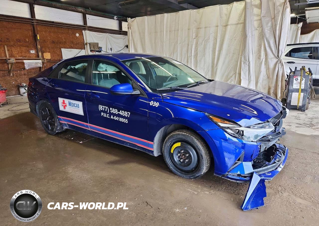 2023 Hyundai Elantra Blue VIN:KMHLM4AJ8PU054774 - 4