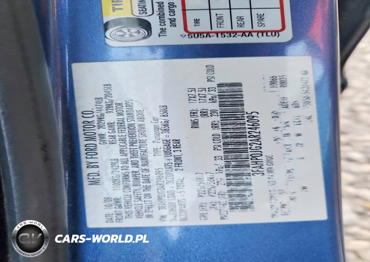 2010 Ford Fusion Sel VIN:3FAHP0JG2AR246095 - 13