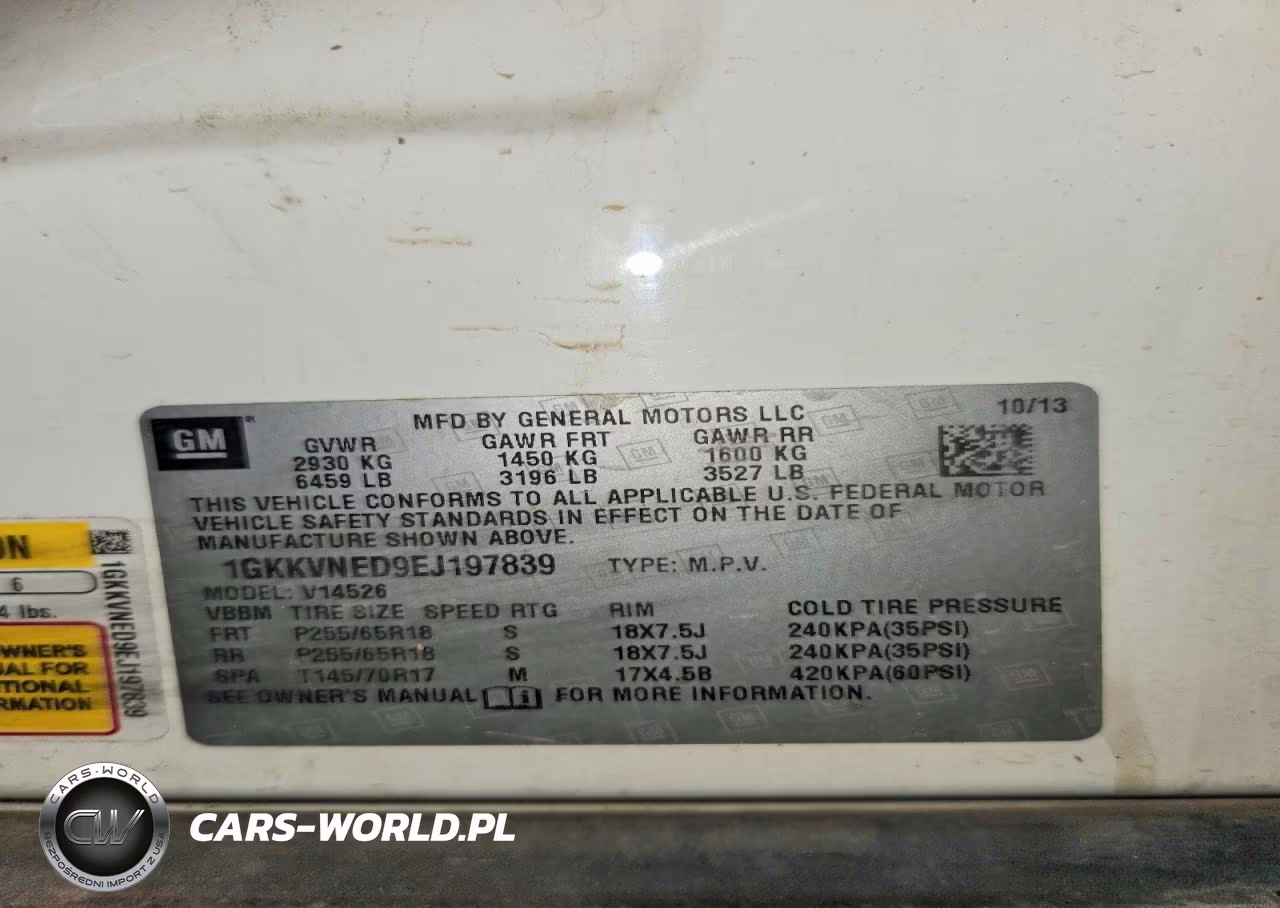 2014 GMC Acadia Sle VIN:1GKKVNED9EJ197839 - 13