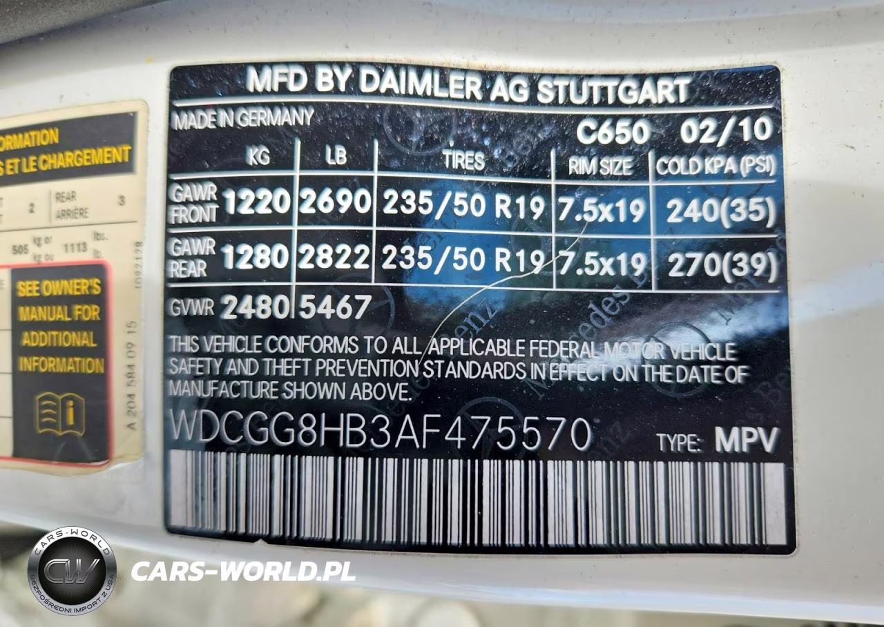 2010 Mercedes-Benz Glk 350 4Matic VIN:WDCGG8HB3AF475570 - 13