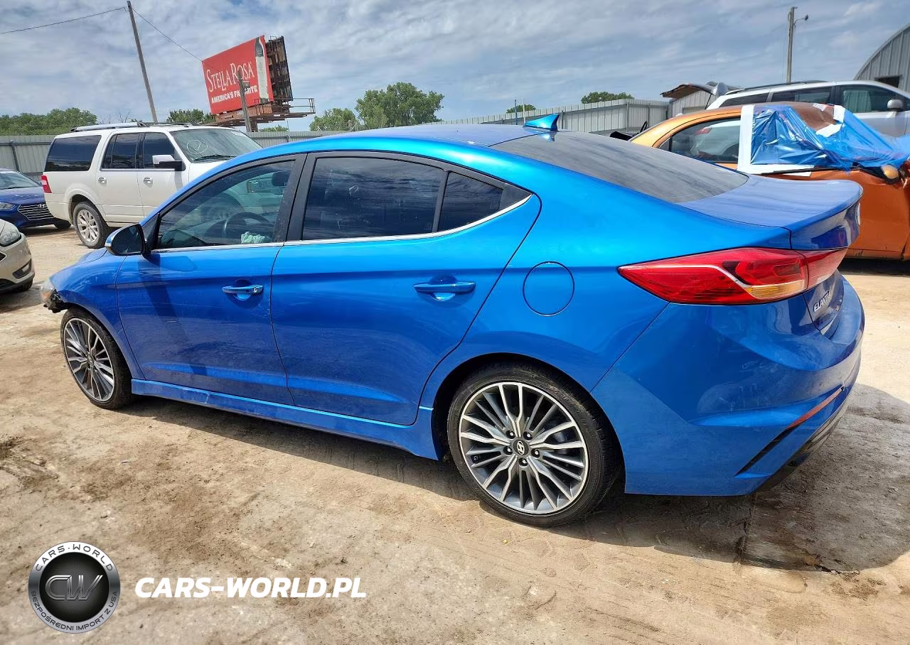 2017 Hyundai Elantra Sport VIN:KMHD04LB4HU328950 - 2